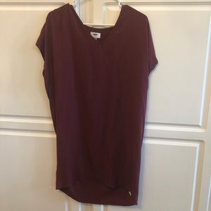 Short sleeve cocoon dress